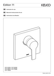 Keuco Edition 11 Serie Manual De Instrucciones De Uso