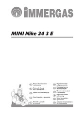 Immergas MINI Nike 24 3 E Manual De Instrucciones Y Advertencias