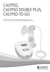 Ardo CALYPSO DOUBLE PLUS Instrucciones De Uso