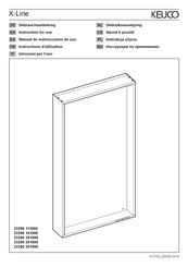 KEUCO X-Line Serie Manual De Instrucciones De Uso