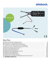 Ottobock Myo Plus Instrucciones De Uso