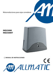 Allmatic IND2500K Manual De Instrucciones