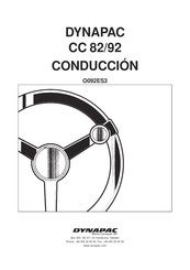 Dynapac CC 82 Manual Del Usuario