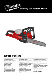 Milwaukee M18 Instrucciones De Uso Originales