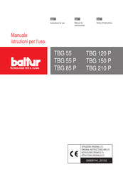 baltur TBG 55 P Manual De Instrucciones