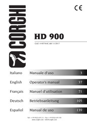 Corghi HD 900 Manual De Uso