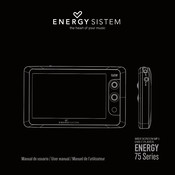 ENERGY SISTEM ENERGY 75 Serie Manual De Usuario