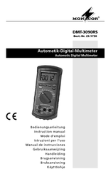 Monacor DMT-3090RS Manual De Instrucciones