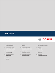 Bosch 1 692 821 512 Manual De Usuario