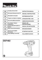 Makita DDF482RM3J Manual De Instrucciones