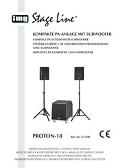 IMG STAGELINE PROTON-18 Manual De Instrucciones