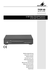 Monacor TVSP-40 Manual De Instrucciones