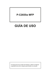 TA Triumph-Adler P-C2655w MFP Guía De Uso