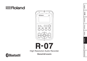 Roland R-07 Manual Del Usuario