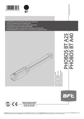 BFT PHOBOS BT A25 Instrucciones De Instalación