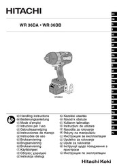 Hitachi Koki WR 36DB Instrucciones De Manejo