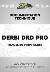 Derbi SENDA R DRD PRO 50 Manuel Du Propriétaire