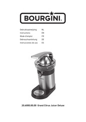 Bourgini 20.6000.00.00 Instrucciones De Uso