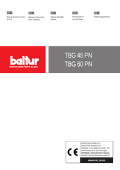 baltur TBG 45 PN Manual De Instrucciones De Uso