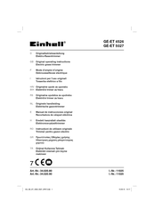 EINHELL GE-ET 5027 Manual De Instrucciones Original
