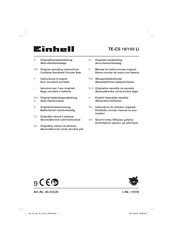 EINHELL TE-CS 18/150 Li Manual De Instrucciones Original
