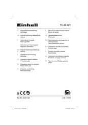EINHELL TC-JS 60/1 Manual De Instrucciones Original