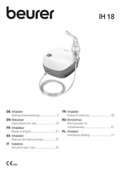Beurer IH 18 Manual De Instrucciones