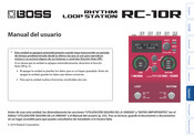 Boss RC-10R Manual Del Usuario