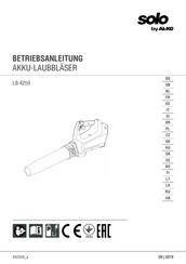 AL-KO SOLO LB 4250 Manual De Instrucciones