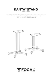 Focal KANTA STAND Manual De Uso