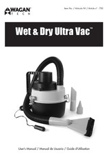 Wagan Tech Wet & Dry Ultra Vac Manual De Usuario