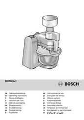 Bosch MUZ8GM1 Instrucciones De Uso