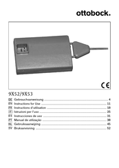 Otto Bock 9X53 Instrucciones De Uso