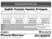 DSC PowerSeries PK5516 Instrucciones De Instalación