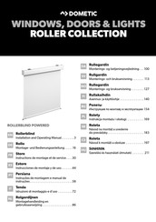 Dometic ROLLERBLIND POWERED Instrucciones De Montaje