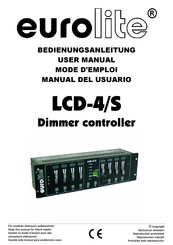 EuroLite LCD-4/S Manual Del Usuario