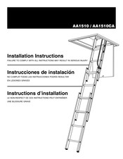 Werner AA1510CA Instrucciones De Instalación