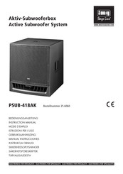 IMG STAGELINE PSUB-418AK Manual De Instrucciones