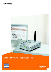 Siemens Gigaset WLAN Repeater 108 Manual De Instrucciones