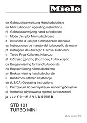 Miele STB 101 Turbo Mini Instrucciones De Manejo