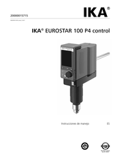 IKA EUROSTAR 100 P4 control Instrucciones De Manejo