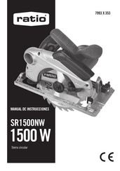 Ratio SR1500NW Manual De Instrucciones