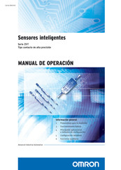 Omron ZX-T Serie Manual De Operación