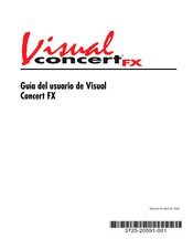 VISUAL Concert FX Guia Del Usuario