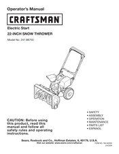 Sears Craftsman 247.88755 Manual De Uso