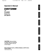 Sears Craftsman 351.226151 Manual De Uso