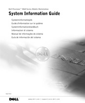 Dell Precision M60 Serie Guia De Informacion