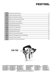 Festool CM 150 Manual De Instrucciones