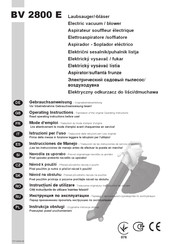 IKRA BV 2800 E Instrucciones De Manejo