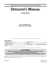 Briggs & Stratton W3 Serie Manual Del Operador